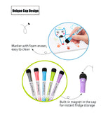 Foson Magnetic Dry Erase Calendar for Refrigerator x2 PCS - 17x13'' Jumbo Monthly Fridge Planner Whiteboard Kit with 5 Fine Point Markers