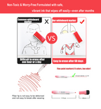 Foson Magnetic Dry Erase Calendar for Refrigerator - 17x13'' Jumbo Monthly Fridge Planner Whiteboard Kit with 5 Fine Point Markers